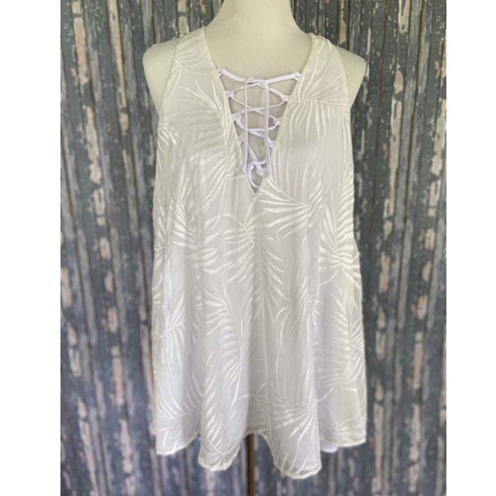 Show Me Your Mumu loose lace up tunic